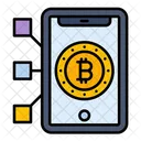 Mining Cryptocurrency Bitcoin アイコン