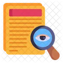 Document Monitoring Proofreading View Document Icon