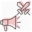 Propagande De Guerre Couleur Ombre Thinline Icon Icon