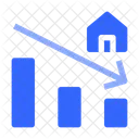 Property Decrease House Icon