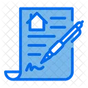 Property Agreement Real Estate Agreement Document Icon