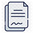 Agreement Paper Document Icon