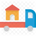 Property App House On Van Home Icon