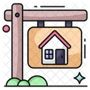 Property Board Home Board House Board Icon