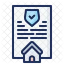 Property Certificate Property Document Property Contract Icon