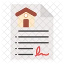 Property Document House Contract Property Papers Icon