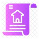 Property Contract Property Document House Contract Icon