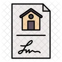 Property Document House Contract Property Papers Icon