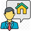 Property Dealer Estate Agent House Icon