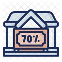 Property Discount Home Discount House Discount Icon