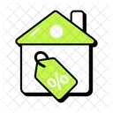 Discount Home Discount Real Estate Icon