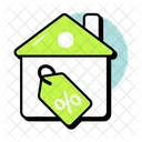 Discount Home Discount Real Estate Icon