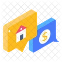 Property Conversation Property Communication Property Discussion Icon