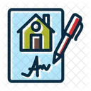 Property Contract Document House Icon