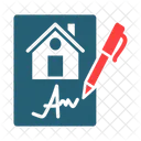 Property Contract Document House Icon