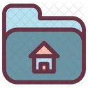 Folder House Project Icon