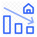 Property Decrease House Icon