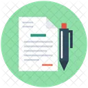 Property Paper Pen Icon