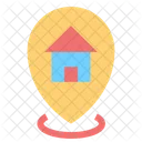 Pin Location House Icon