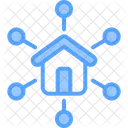 Home Network Real Estate Property Icon