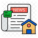 Property News Newspaper Estate News Icon