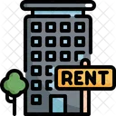 Condominium Rent Real Icon