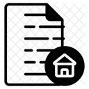 Property Paper Contract Document Agreement Icon