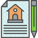 Property Paper Property Document Writing Icon