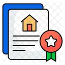 Property Paper Agreement Deal Icon