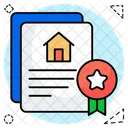 Property Paper Agreement Deal Icon