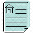 Property Paper Color Shadow Thinline Icon Icon