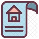 News Paper House Icon