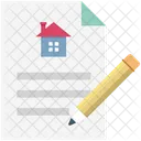 Property Papers Property Contract Estate Agreement Icon