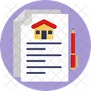 Property Papers Real Estate Contract Property Documents Icon