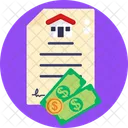 Property Papers Property Documents Real Estate Contract Icon