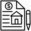 Property Papers Mortgage Mortgage Loan Icon