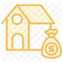 Property Rate Duotone Line Icon Icon