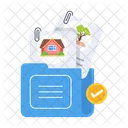 Property Record Property Folder Property File Icon