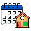 Property Schedule Real Estate Schedule Planner Icon