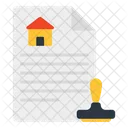 Property Stamp Paper  Icon