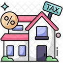 Property Tax Property Discount Home Tax Icon