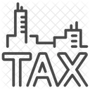 Property Tax Income Tax City Tax Icon
