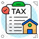 Property Tax Property Discount Home Tax Icon