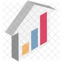 Property Value Price Increasing Building Icon