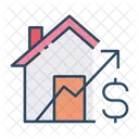 Property Value Increase Value House Icon