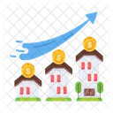 Property Value Market Value Price Hike Icon