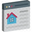 Property Website Estate Site Online Property Icon