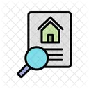 Busqueda De Propiedades Icono