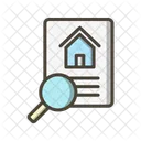 Busqueda De Propiedades Icono