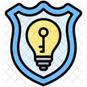 Propiedad Intelectual Seguridad Marca Registrada Icono